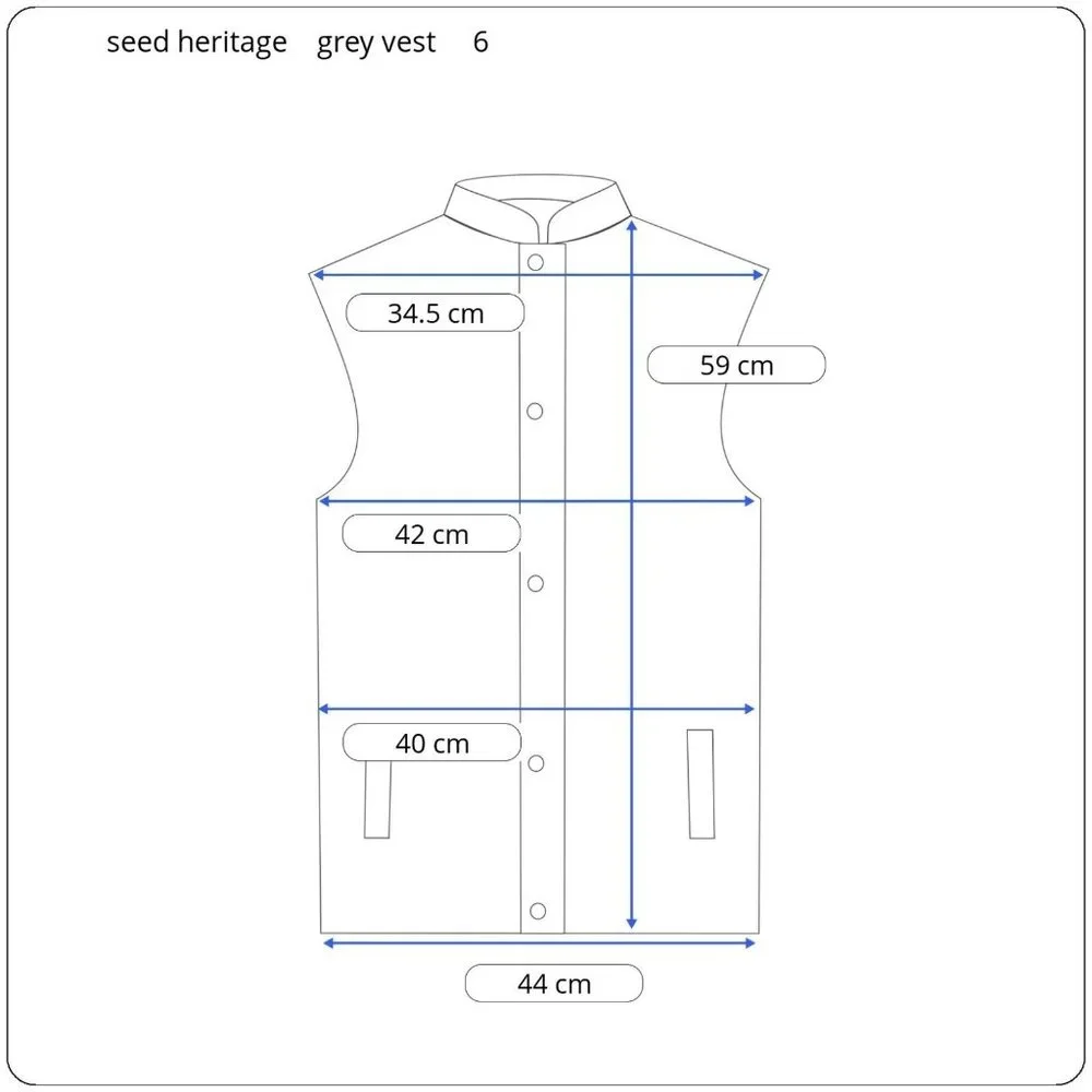 SEED HERITAGE quilted vest women's size 6 removeable hood grey padded puffer - Picture 4 of 11